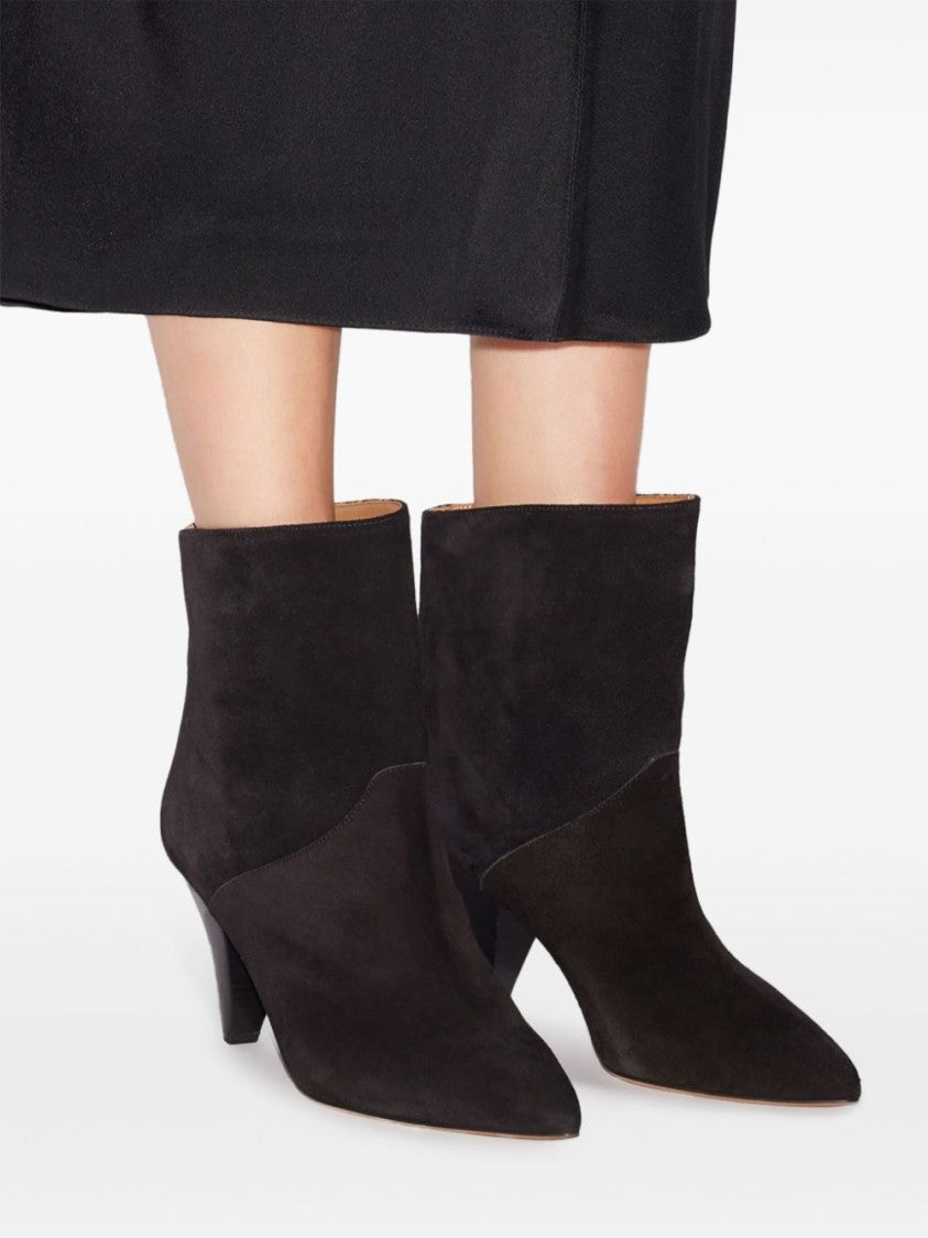 Isabel Marant Pointed Toe Black Ankle Boots