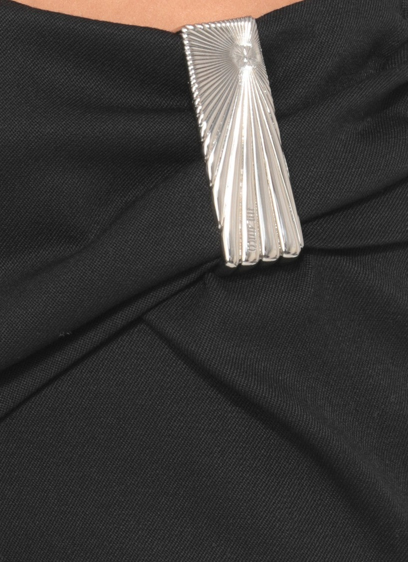 The Attico Virgin Wool Mini Skirt