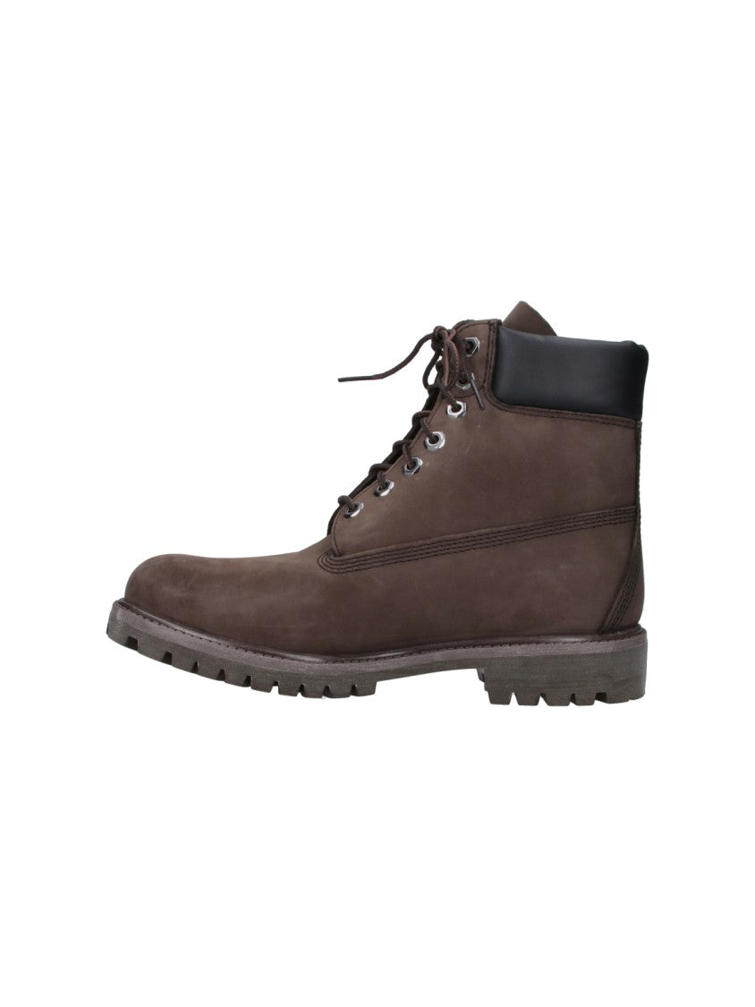 Timberland Brown Premium 6 Inch Leather Ankle Boots