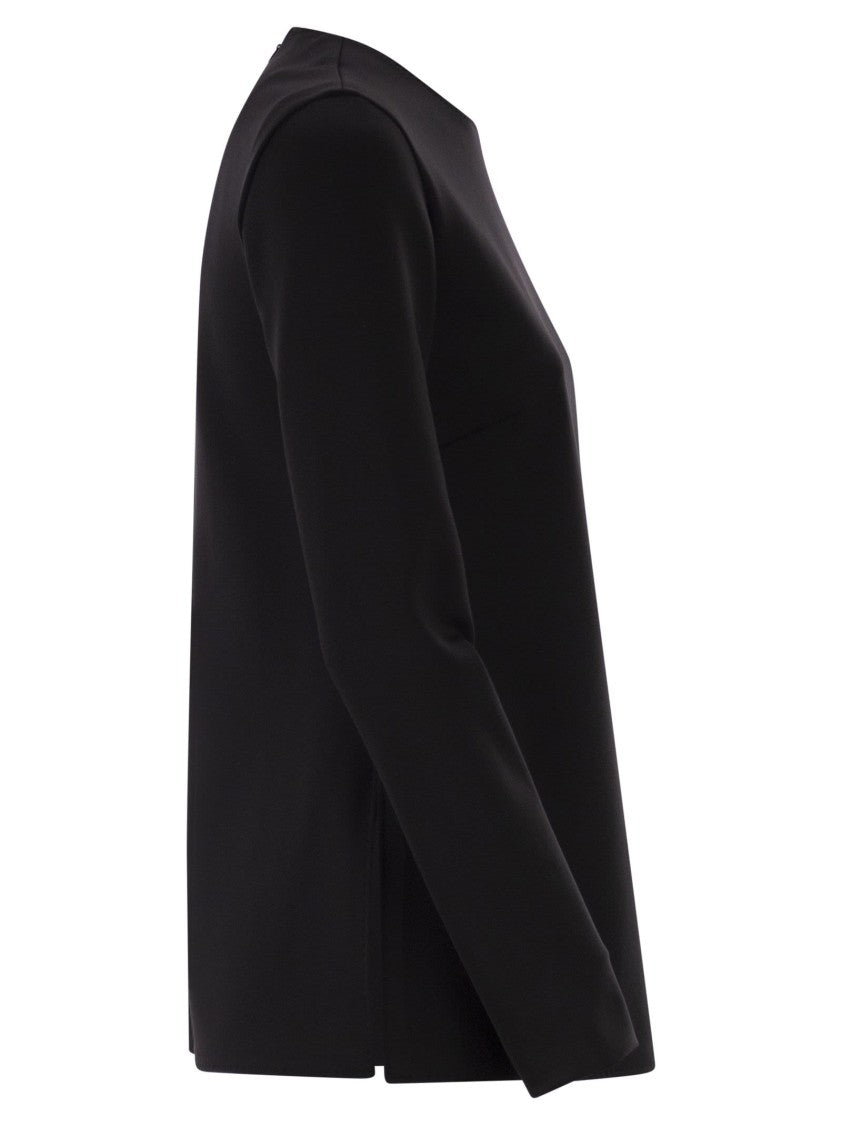Max Mara Mxpneutro - Slim Fit Crew Neck Top
