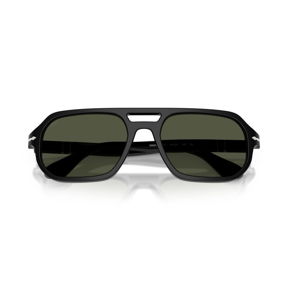 Persol 0Po3393s Rectangular Acetate Sunglasses With Double Bridge Design