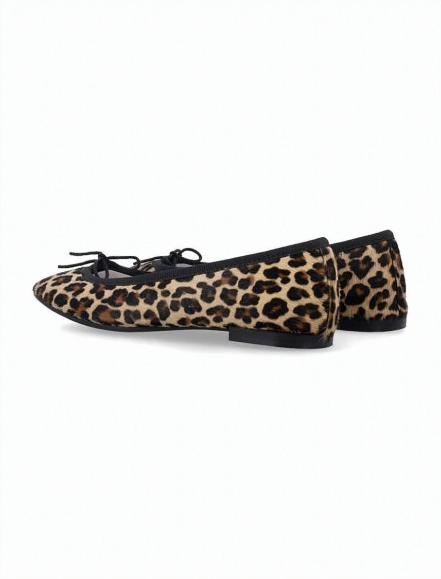 Repetto Glossy Patent Leather Flats With Bow Detail