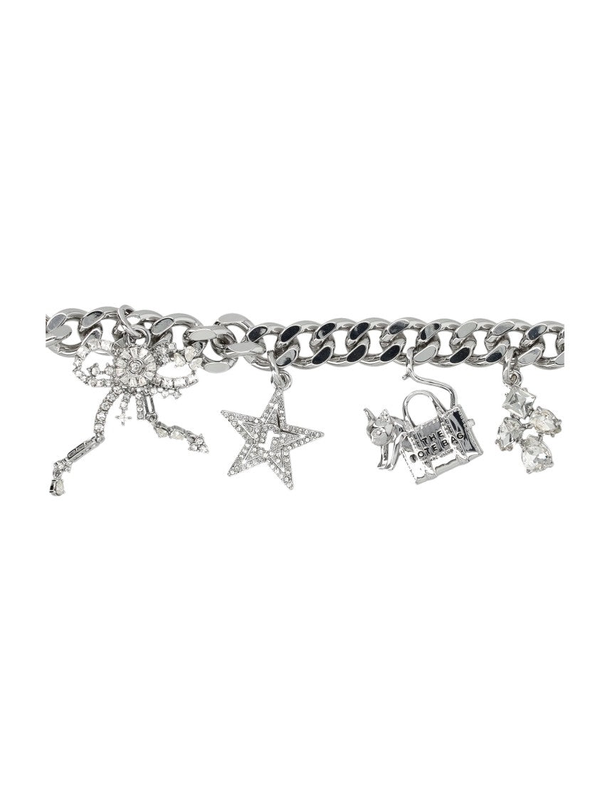 Marc Jacobs Crystals Icon Charms Bracelet