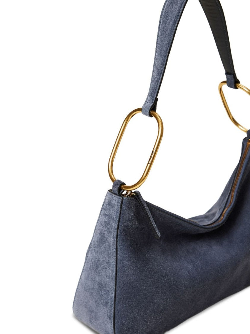 Twin-Set Calf Leather Shoulder Bag