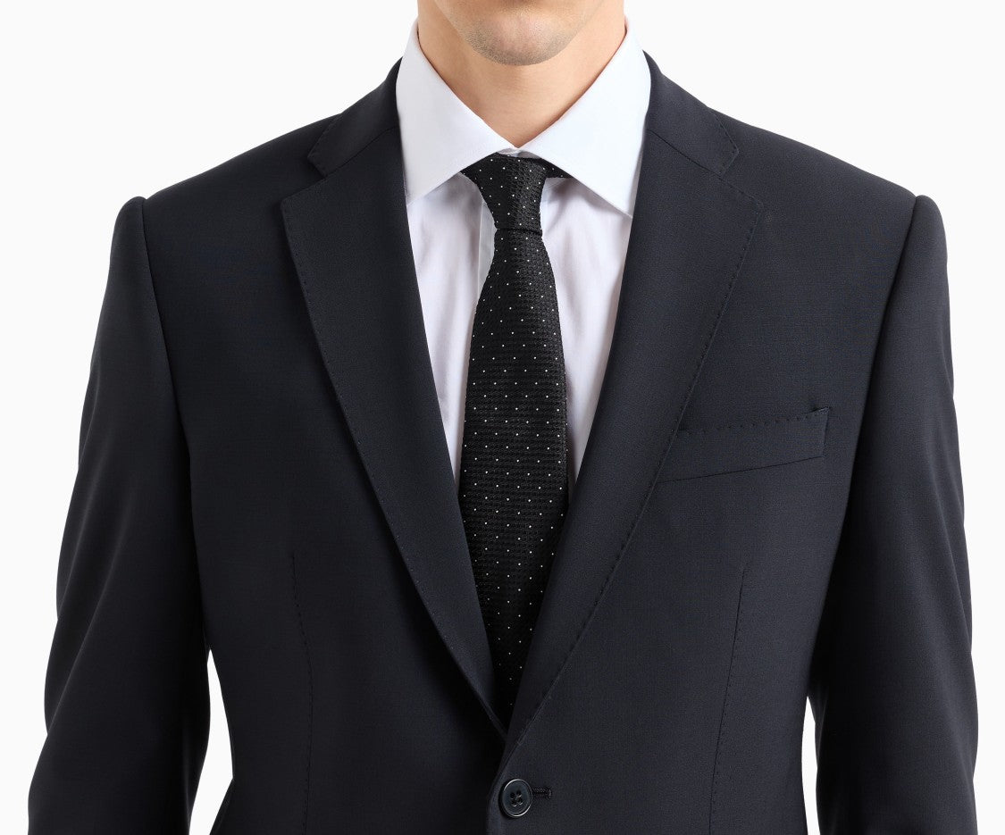 Emporio Armani Classic Two-Piece Suit With Notch Lapels