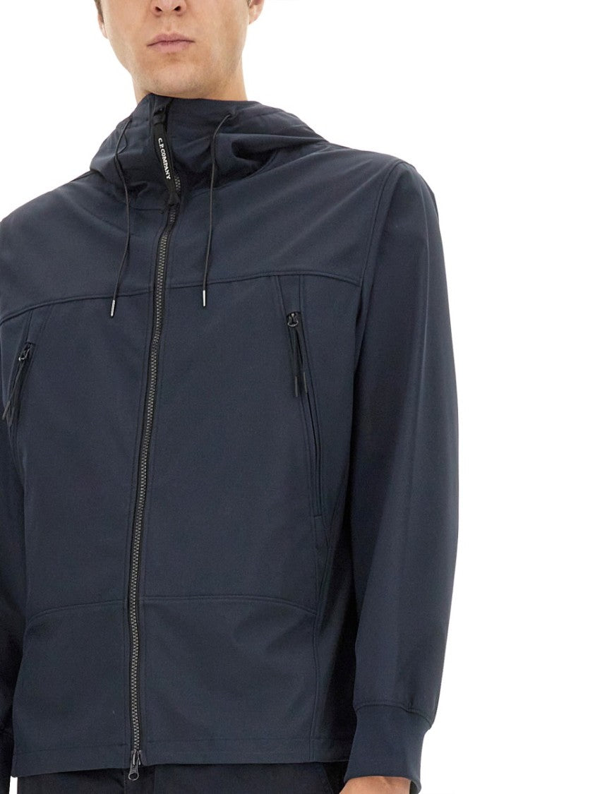 C.P. Company Black Zip-Up Outerwear Jacket