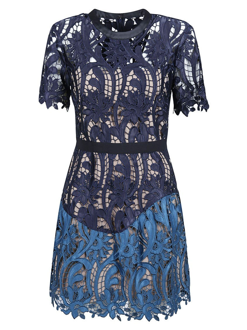 Self-Portrait Multicolour Floral Dress With Vibrant Pattern