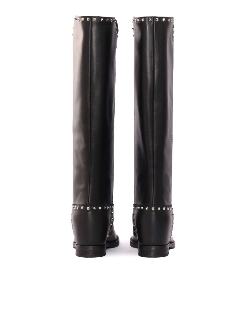 Via Roma 15 Split Boot With Pyramid Edges