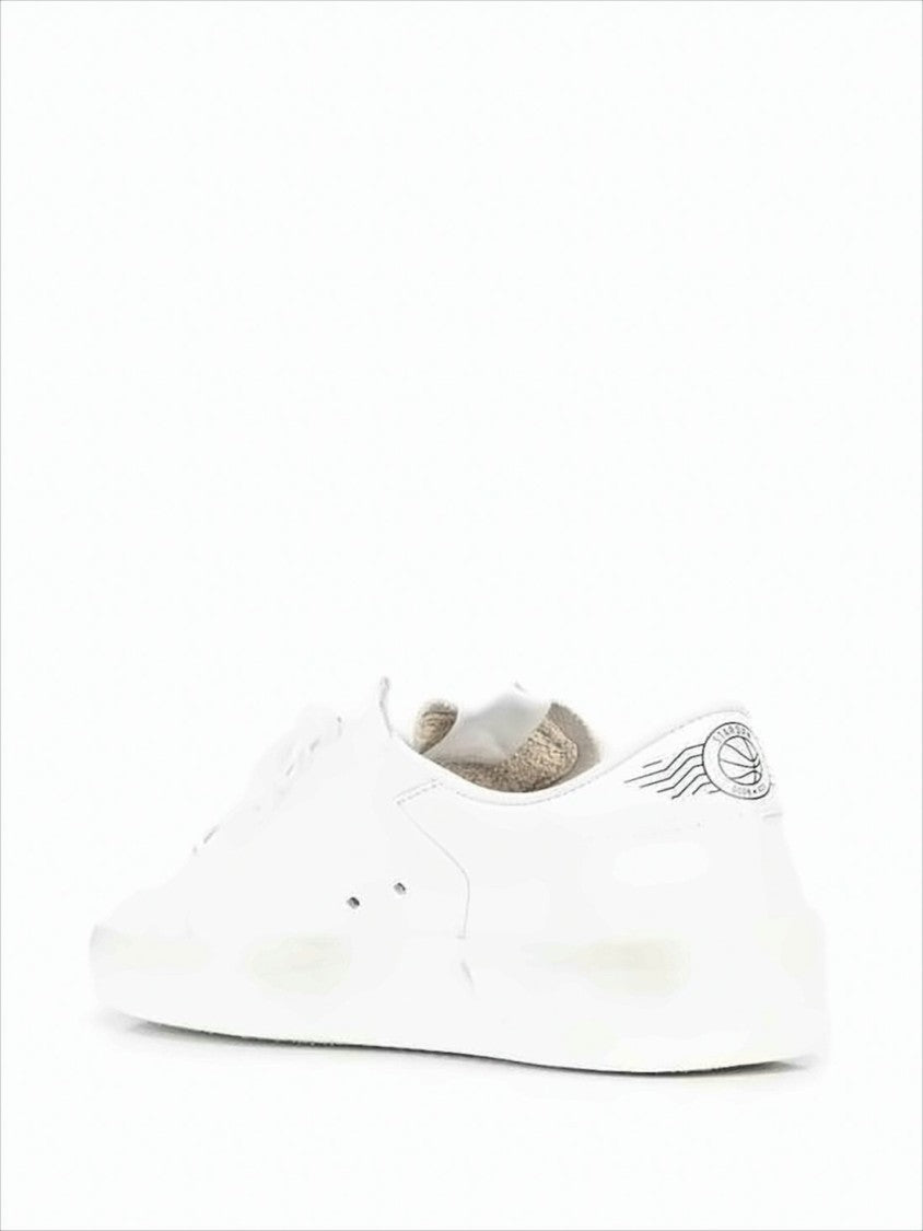 Golden Goose Low-Top Sneakers With Star Panel And Vintage Detailing