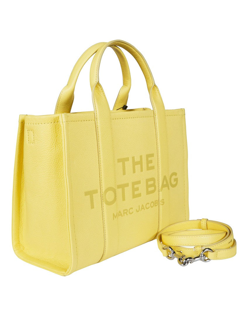 Marc Jacobs Yellow Smooth Leather Medium Tote Bag