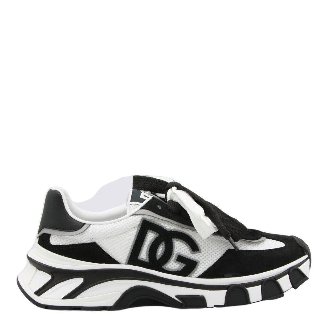 Dolce & Gabbana White Sneakers With Sculpted Sole