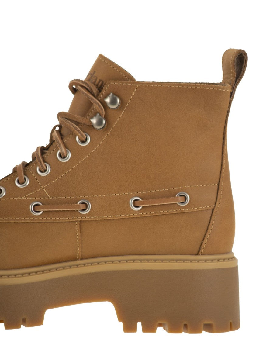 Timberland Stone Street - Fringed Boot With Platform