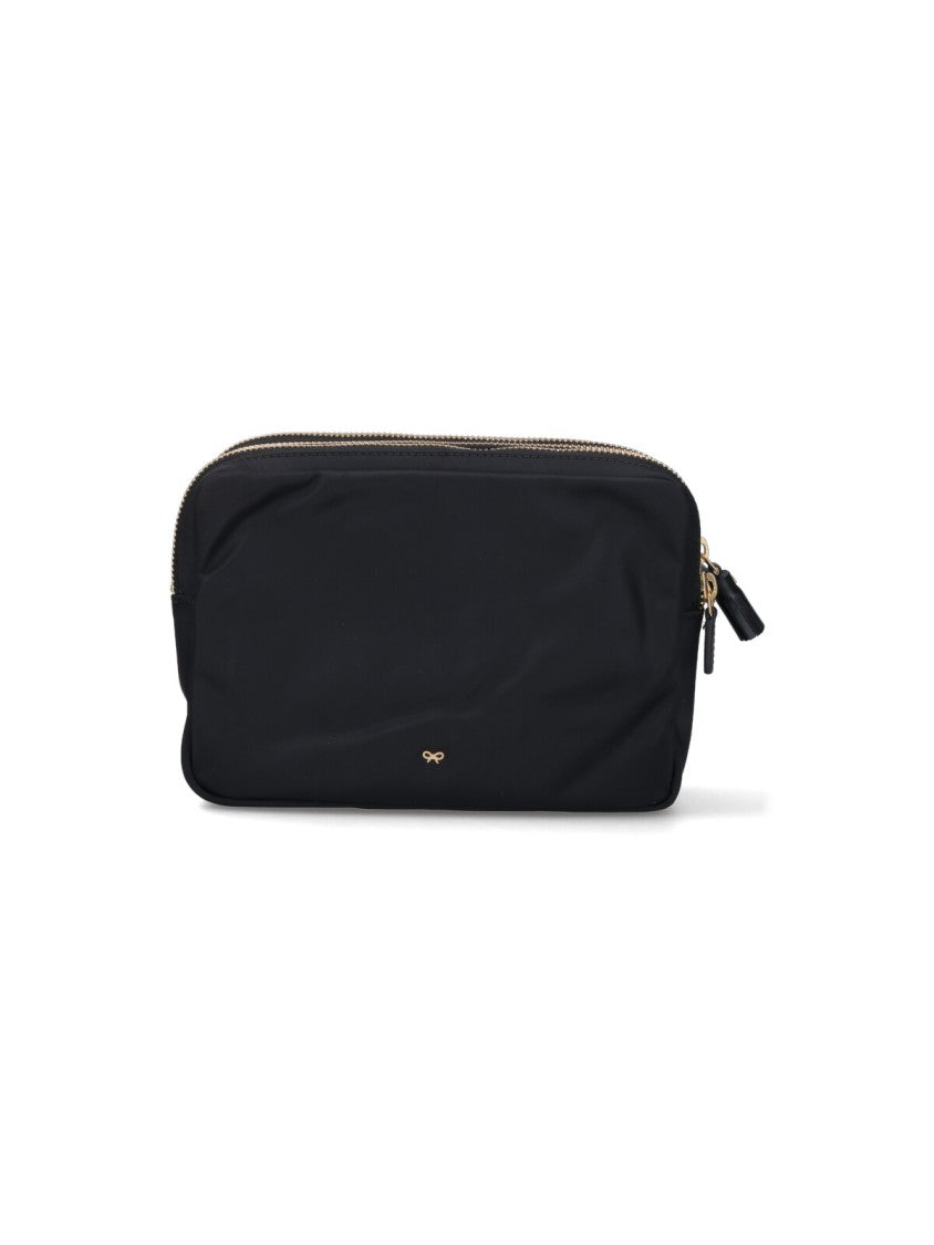 Anya Hindmarch "Trio" Crossbody Bag – Black