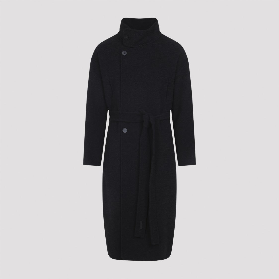 Fear Of God Asymmetrical Button Closure Wool-Cashmere Blend Coat