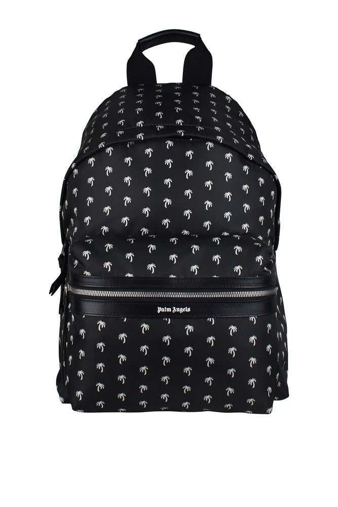 Palm Angels Black Polyester Backpack