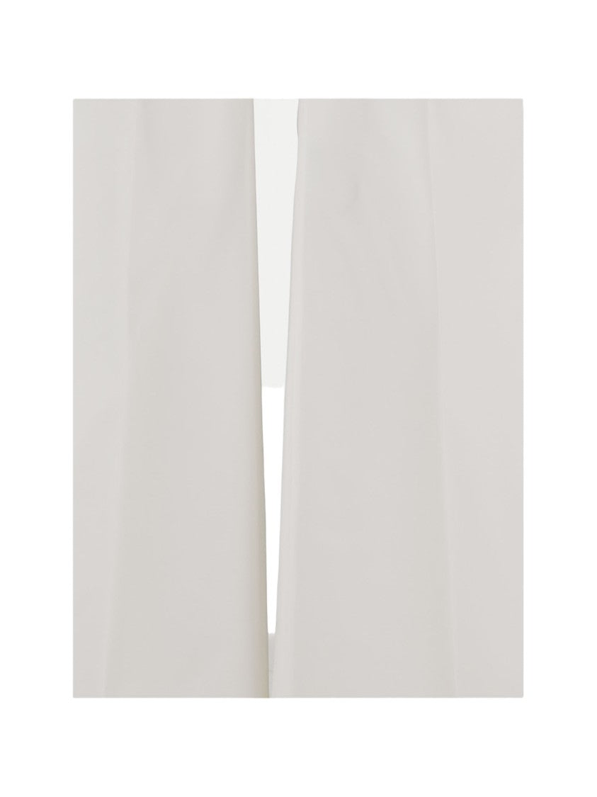 Ql2 Wide-Leg Stretch Cotton Trousers
