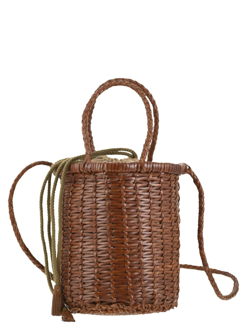 Dragon Lina Mini - Woven Leather Bag