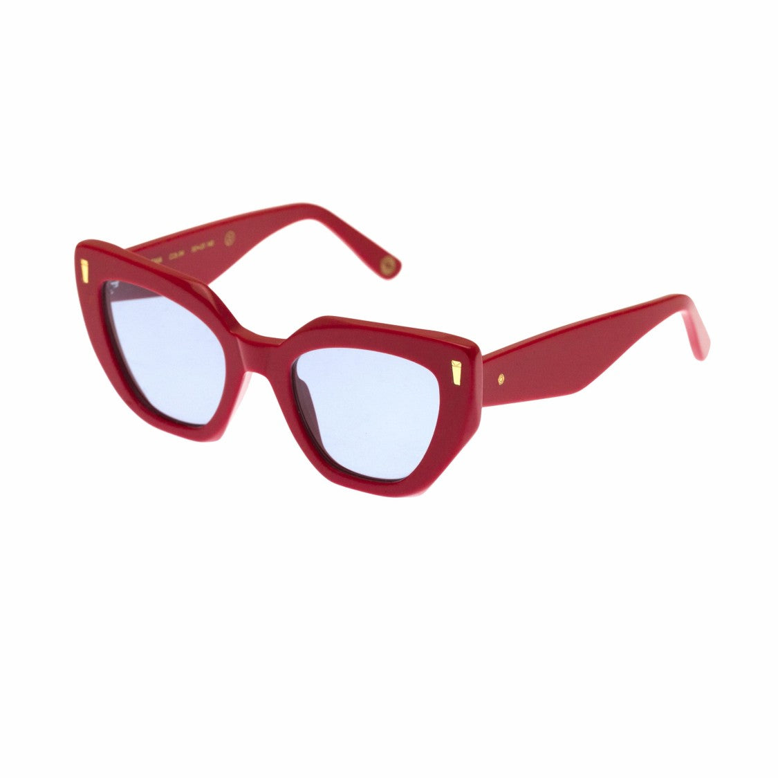 Kyme Ipanema Col 4 - Sunglasses Oversized Cat-Eye Sunglasses With Gold Accents