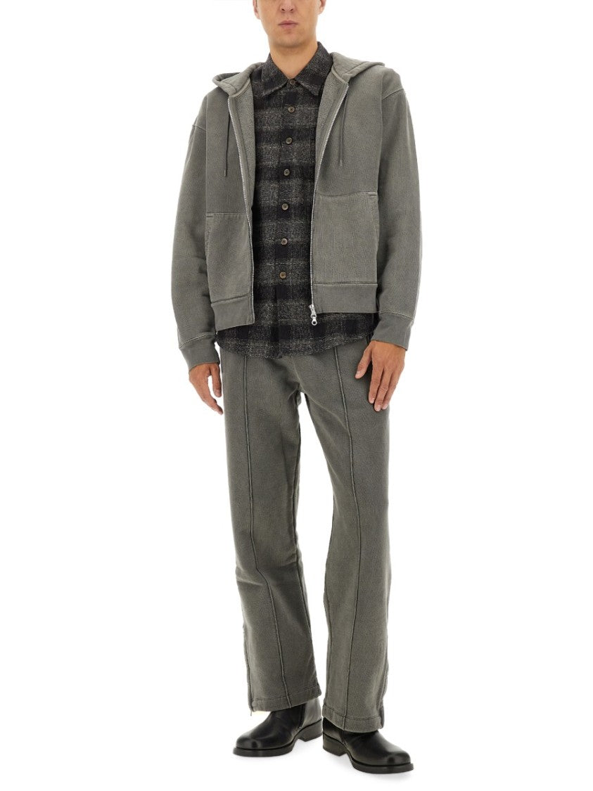 Our Legacy Classic Dark Plaid Cotton Shirt