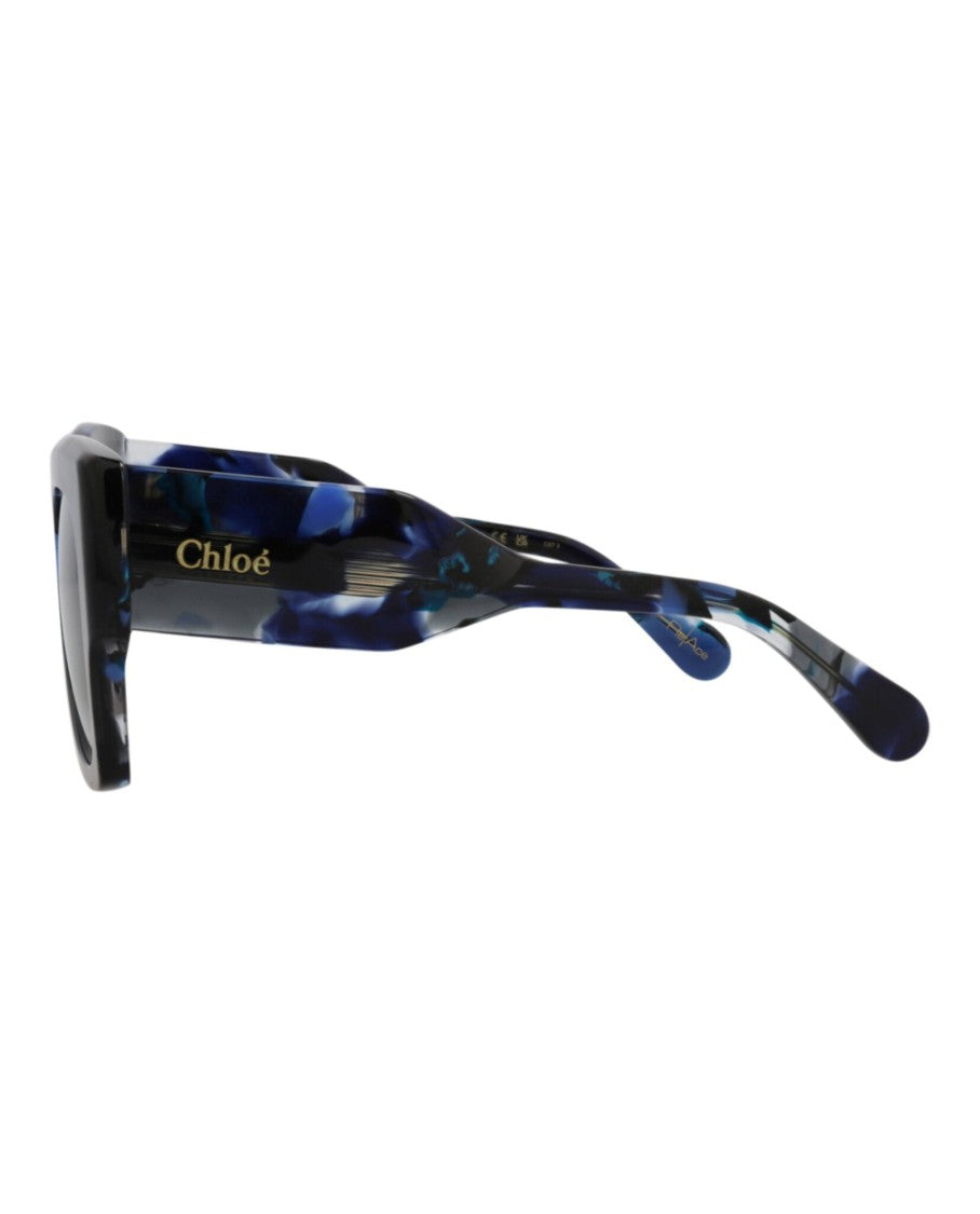 Chloé Square-Frame Recycled Acetate Sunglasses
