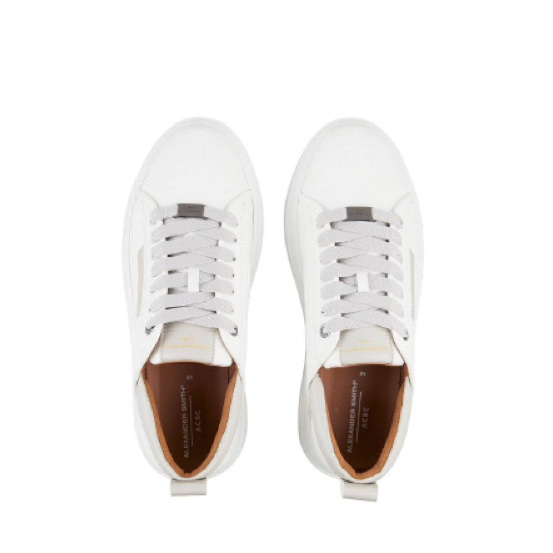 Alexander Smith Ecowembley Sneakers In White Vegetable Leather