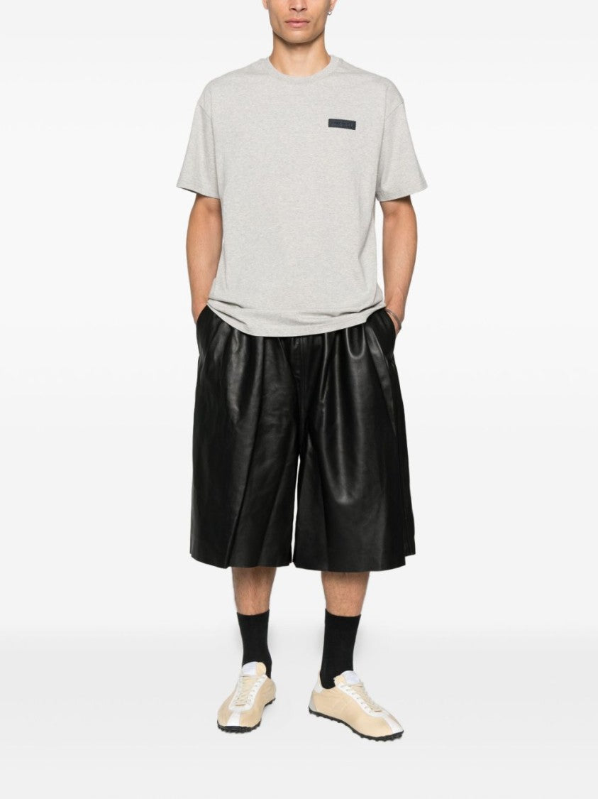 Givenchy Grey T-Shirt With Subtle Logo Patch