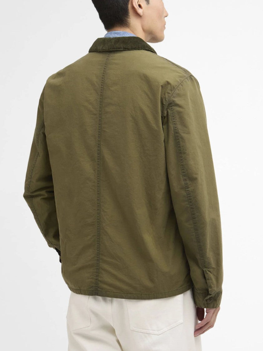 Barbour Troon Corduroy Collar Waxed Jacket