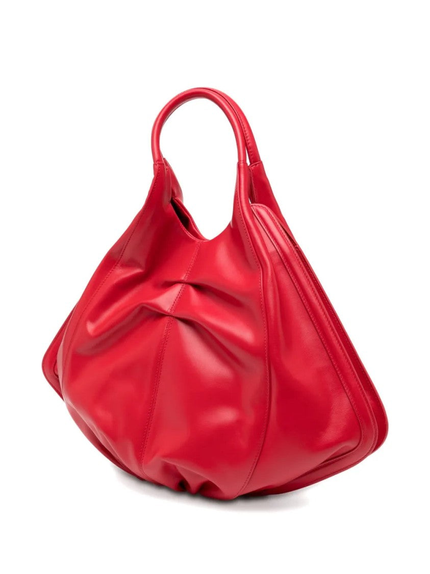 Saiid Kobeisy Sculptural Magenta Calfskin Bag