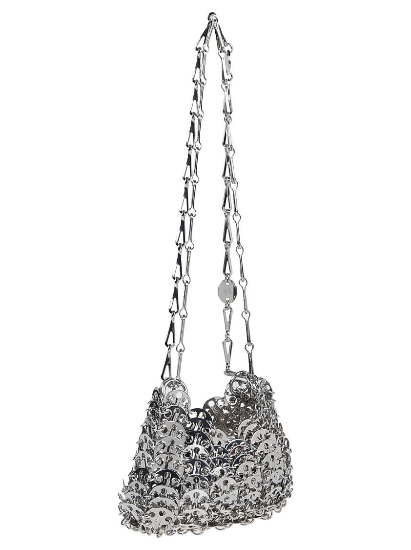 Rabanne 1969 Nano Brass Shoulder Bag