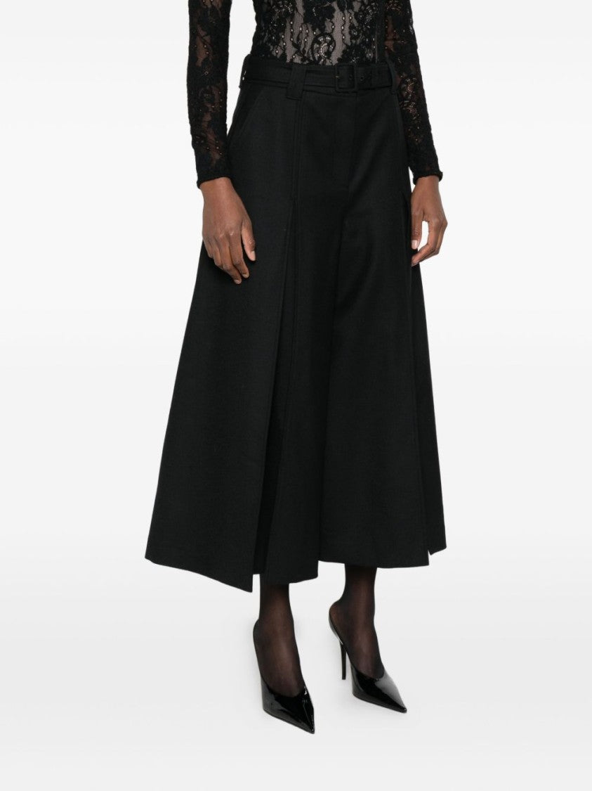 Zimmermann Wide-Leg Black Trousers With High Waist