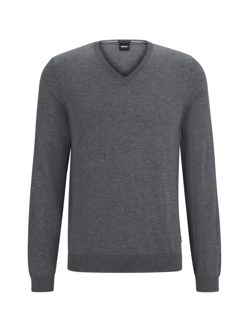Hugo Boss Melba V-Neck Virgin Wool Sweater
