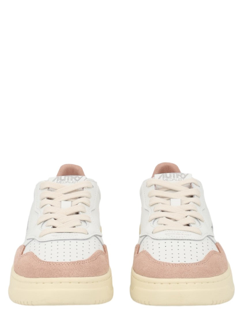 Autry Multicolour Smooth Leather Suede Panel Sneakers