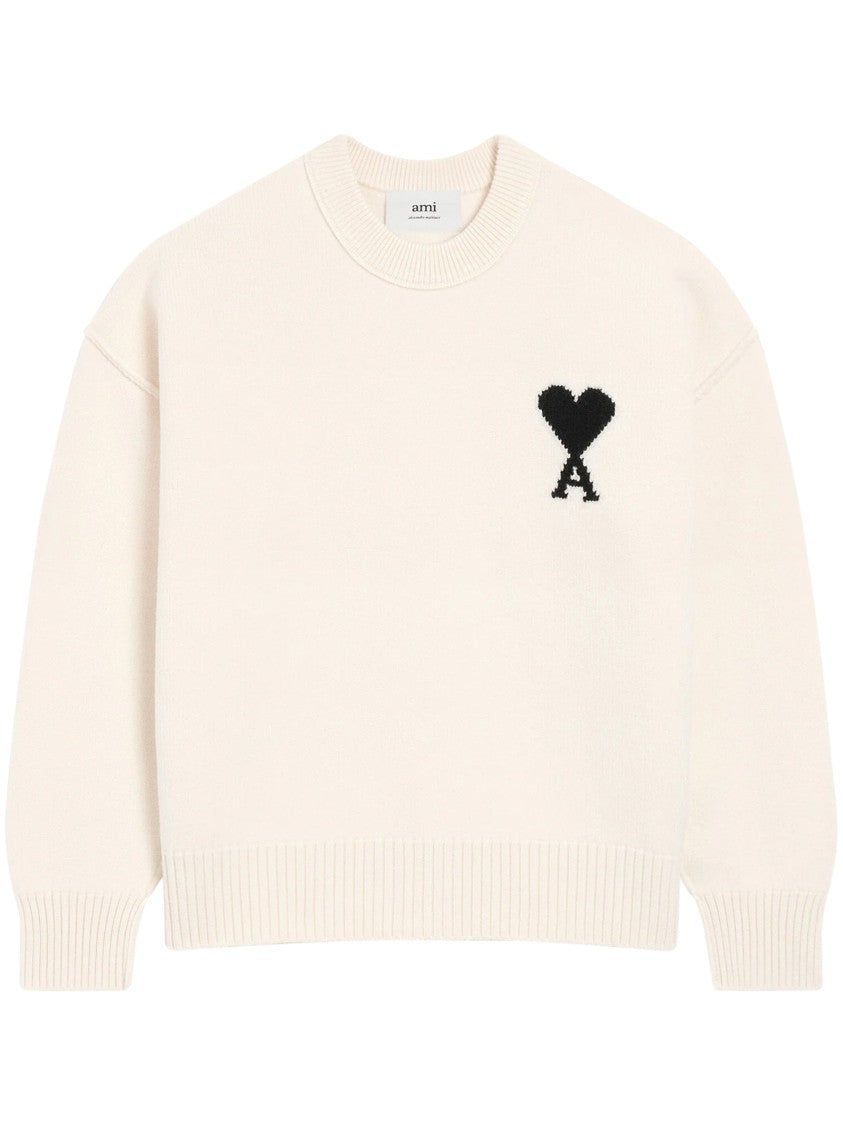 Ami Felted Wool Sweater