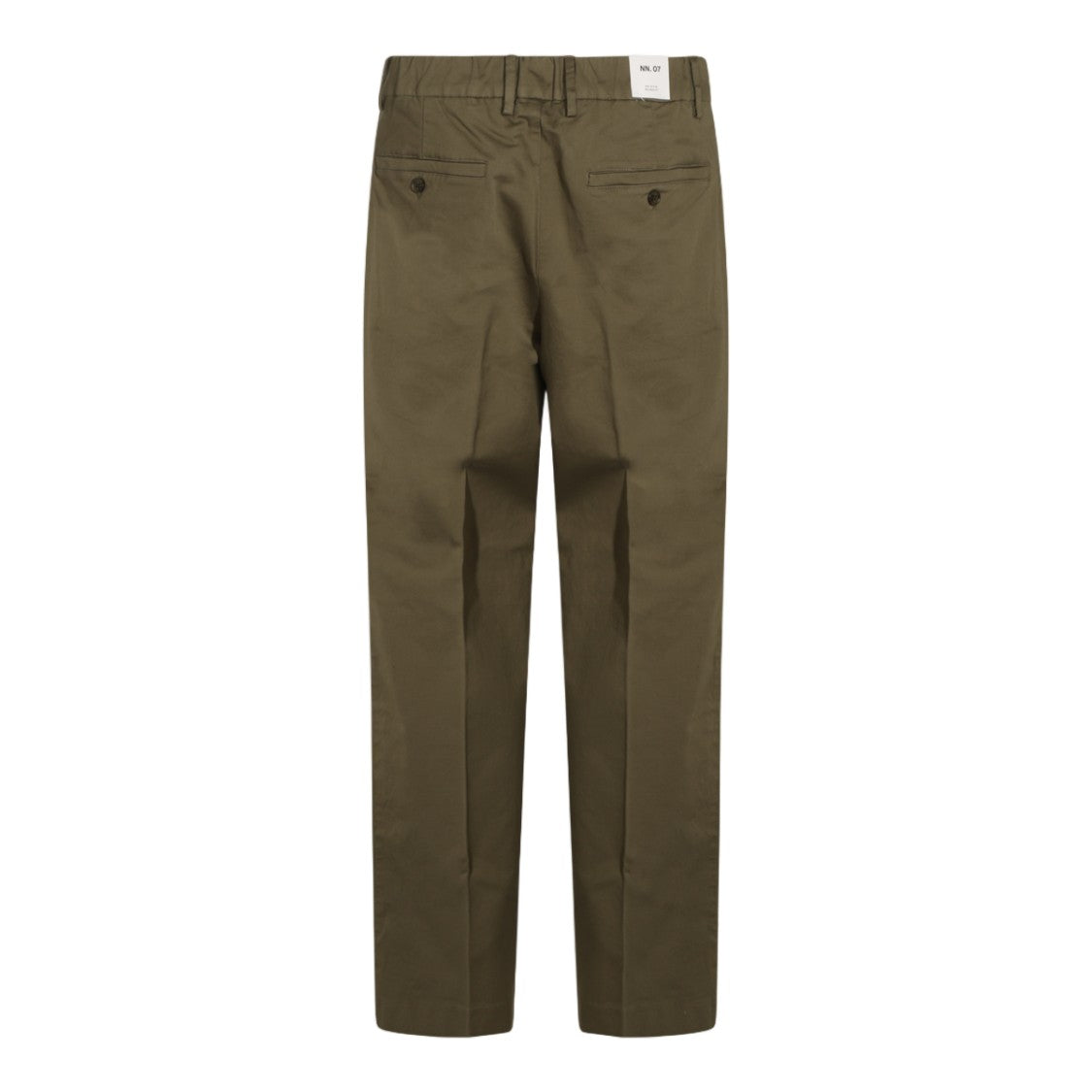 Nn.07 Relaxed Fit Straight Leg Trousers With Front Pleats