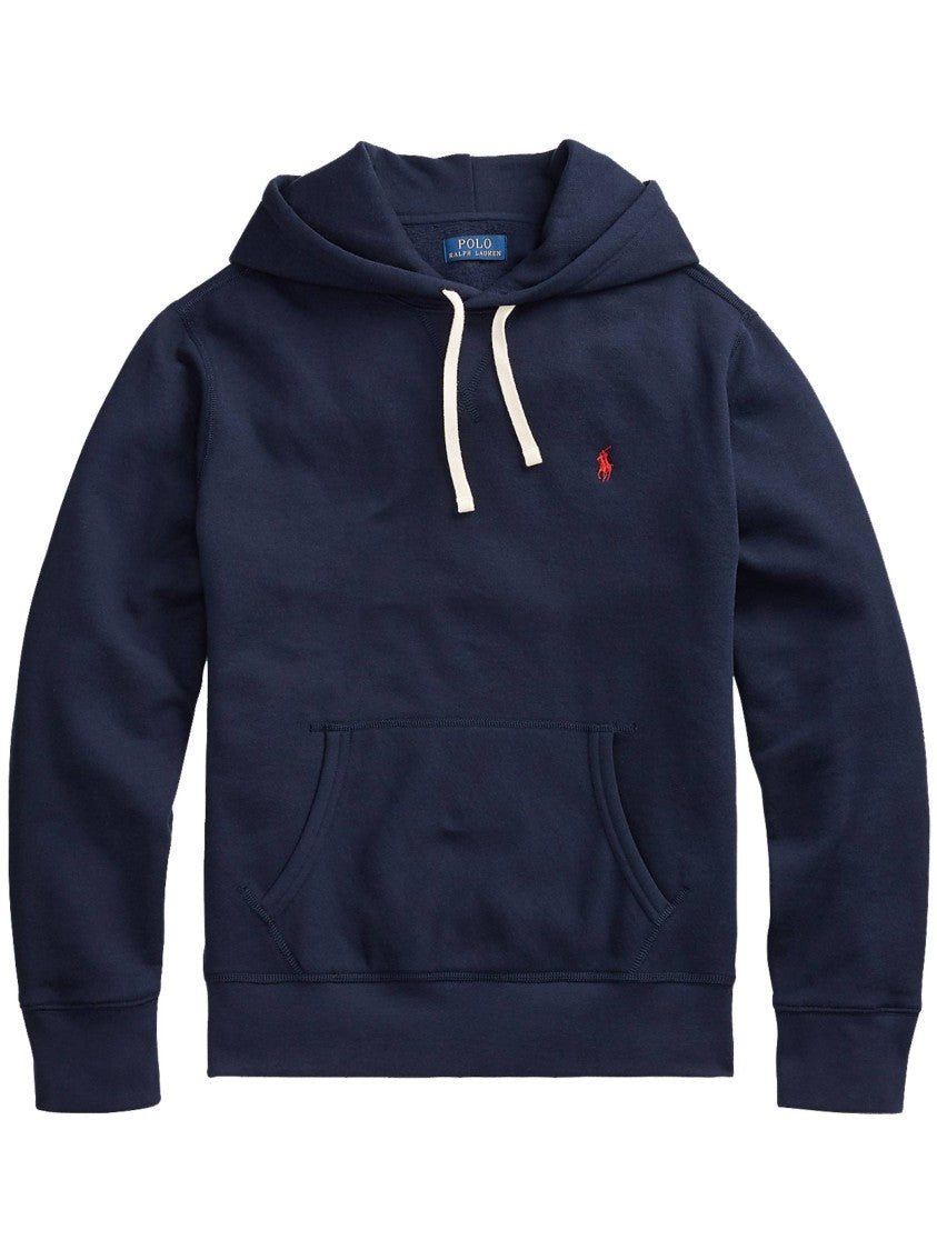 Polo Ralph Lauren Deep Navy Blue Cotton Long Sleeve Hoodie