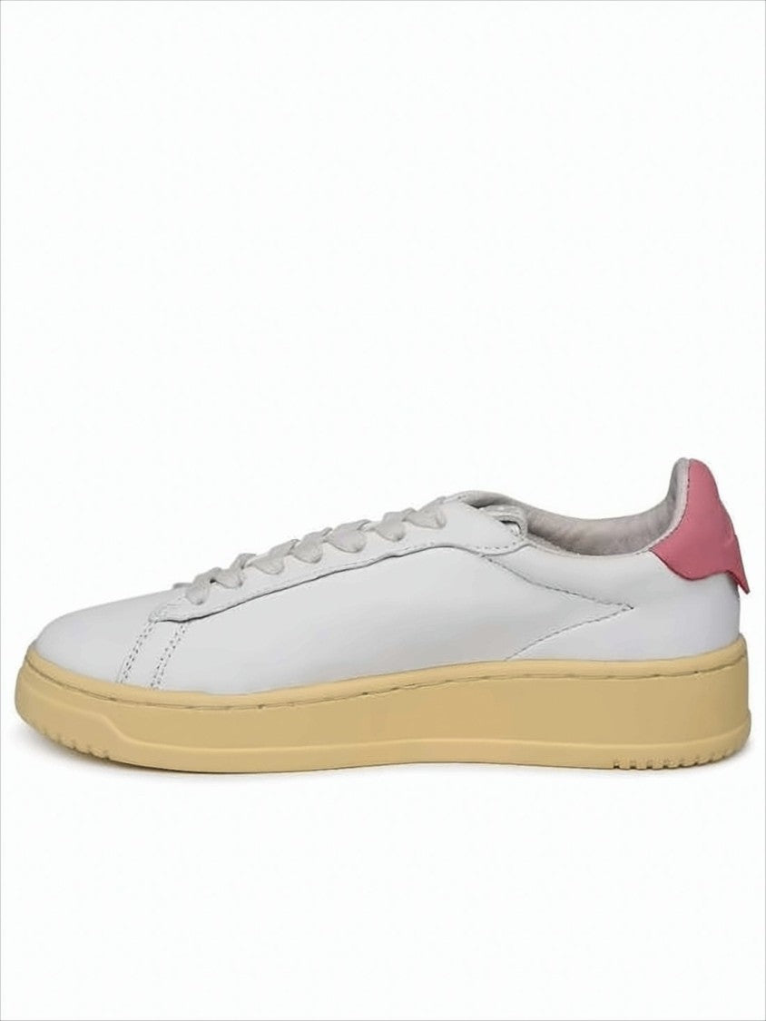 Autry Low-Top Leather Sneakers With Contrasting Rubber Sole
