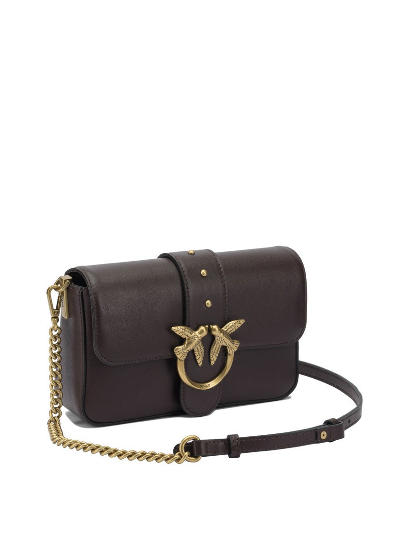 Pinko Leather Shoulder Bag