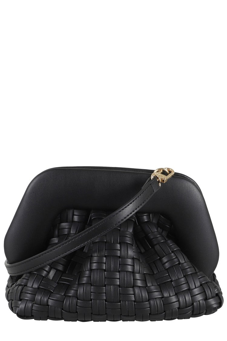 Themoirè Geo Micro Woven Clutch Bag