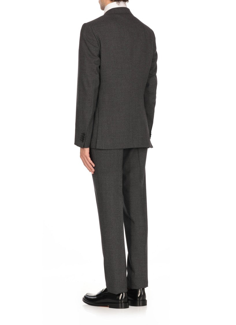 Caruso Grey Wool Suit