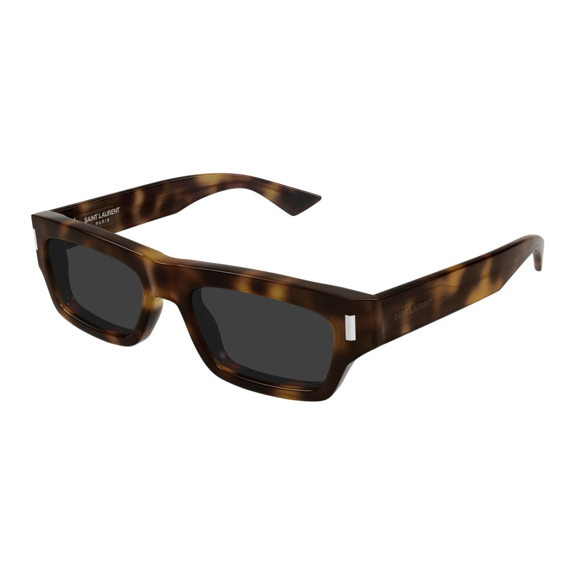 Saint Laurent Sl 837 Rectangular Tortoiseshell Sunglasses