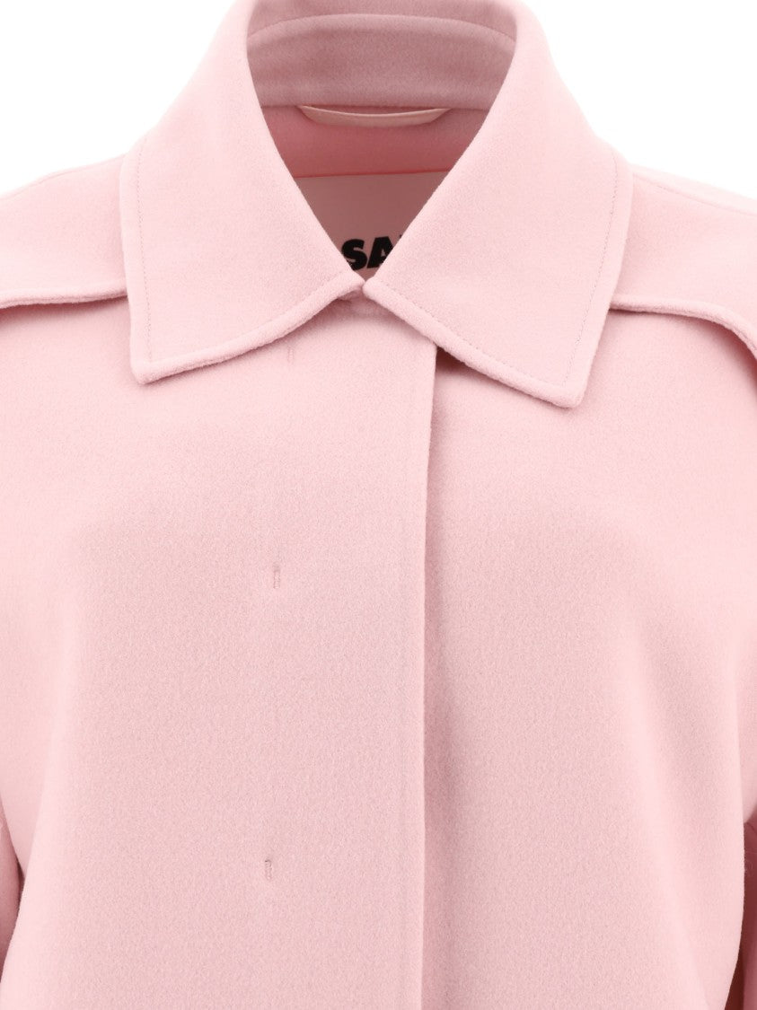 Jil Sander Cropped Pastel Pink Jacket