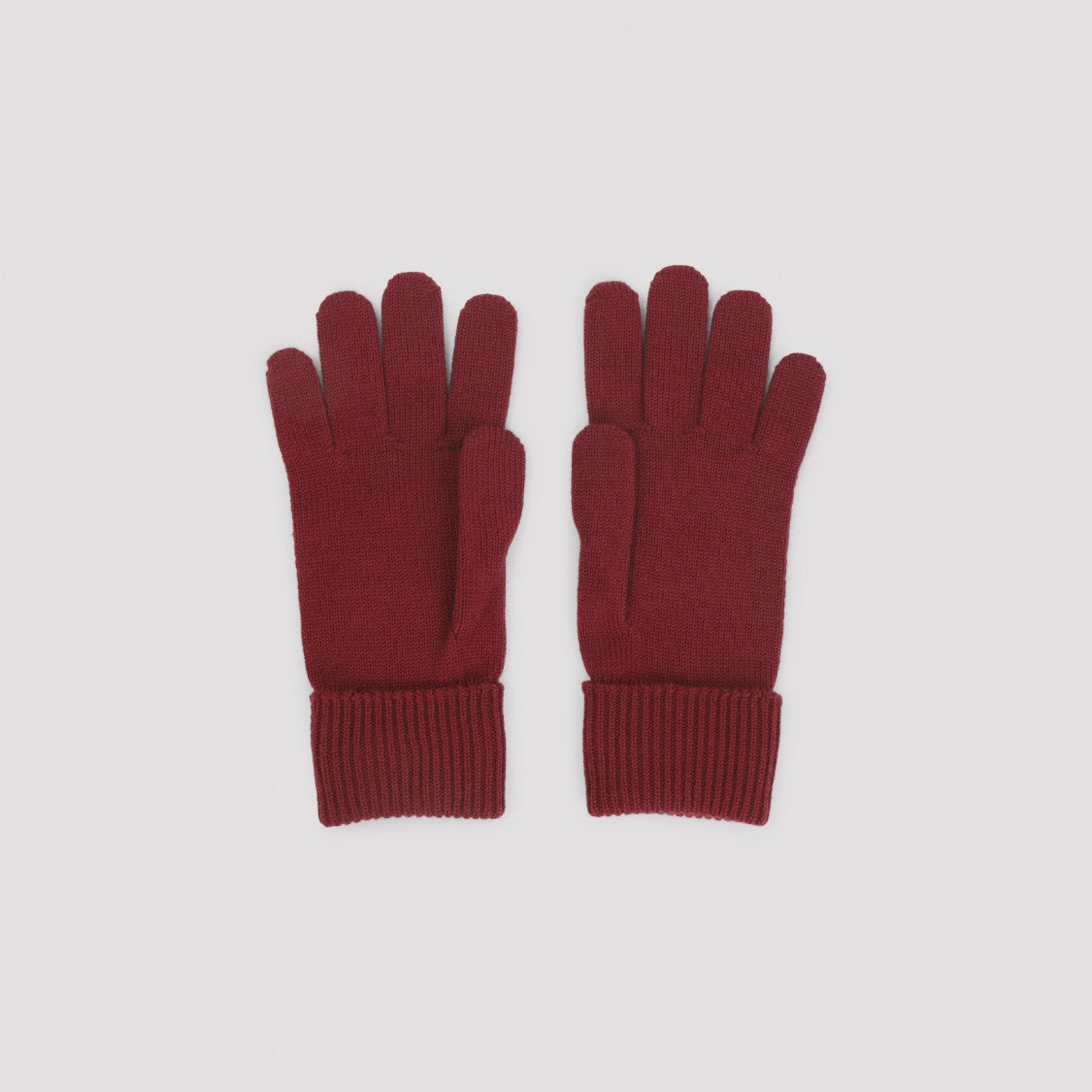Gucci Knitted Wool Gloves With Ribbed Cuffs And Horsebit Detail