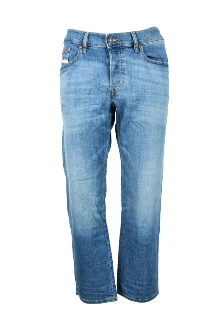 Diesel Blue Distressed Denim Shorts