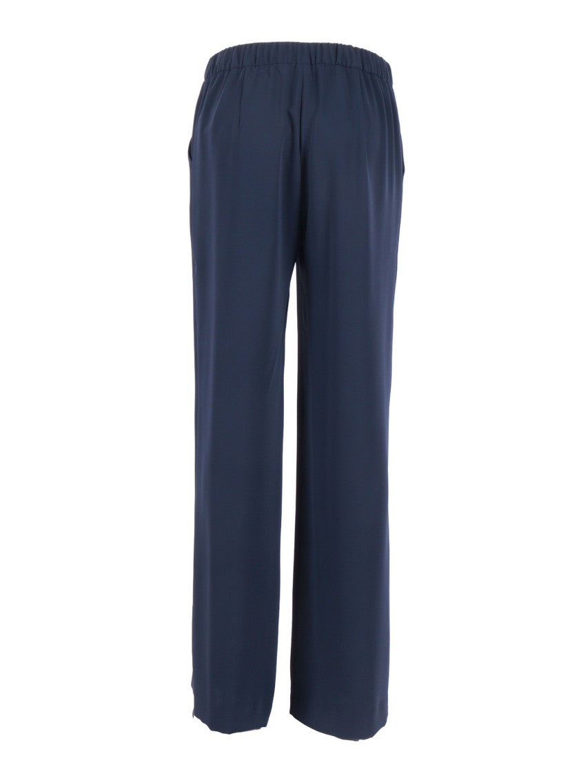 P.A.R.O.S.H. Tailored Blue Straight-Leg Pants