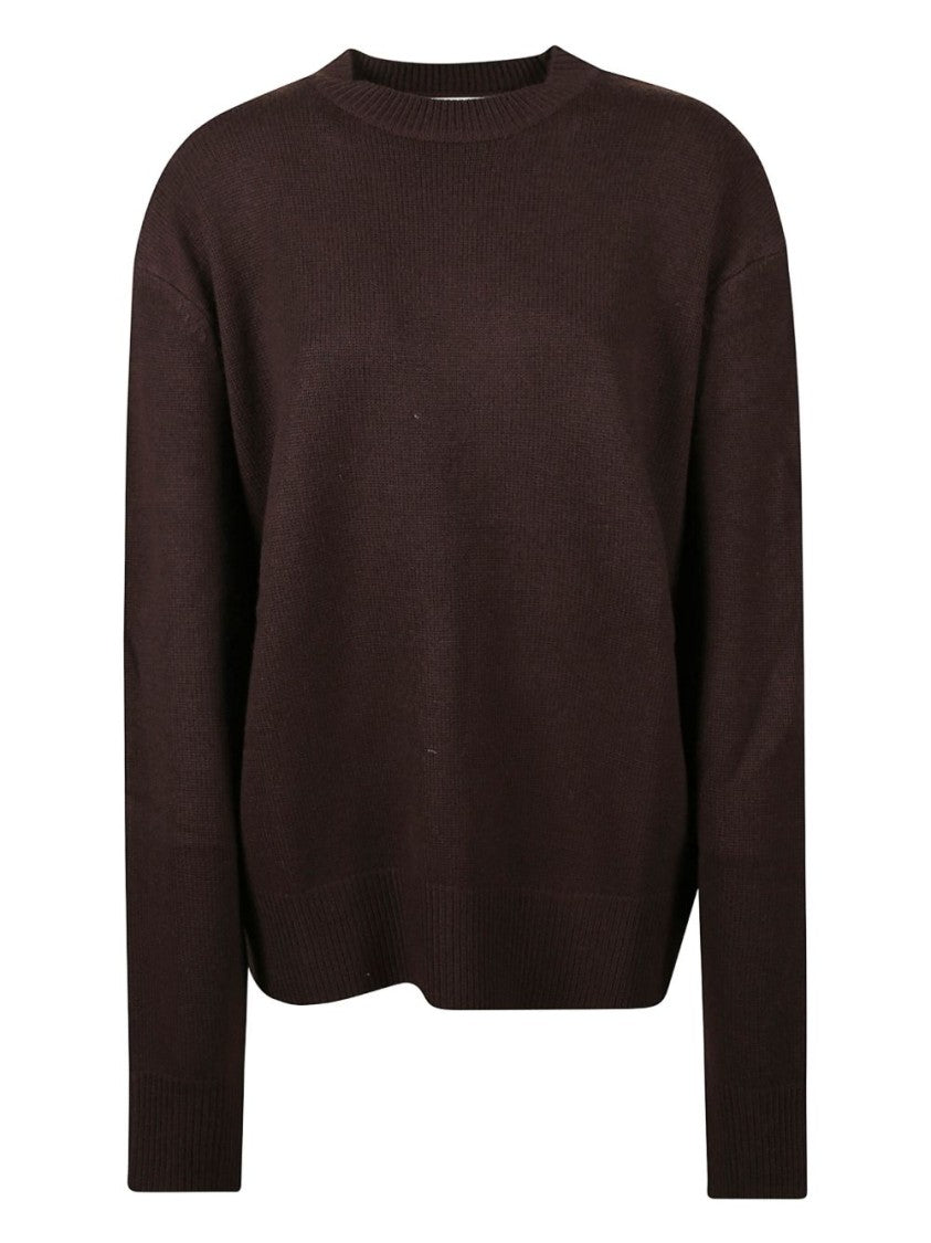 The Frankie Shop Relaxed Fit Merino Wool-Cashmere Sweater