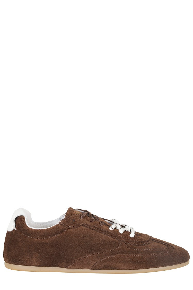 Alohas Chocolate Brown Tb 24 Suede Sneakers