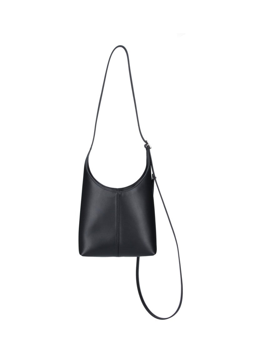 Courrèges Black Melt Adjustable Handle Tote Bag
