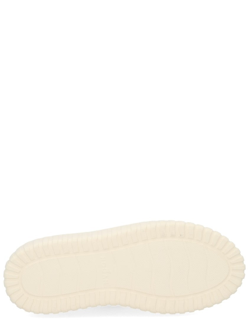 Hogan Low-Top Sneakers With Metallic 'H' Stripe And Padded Collar