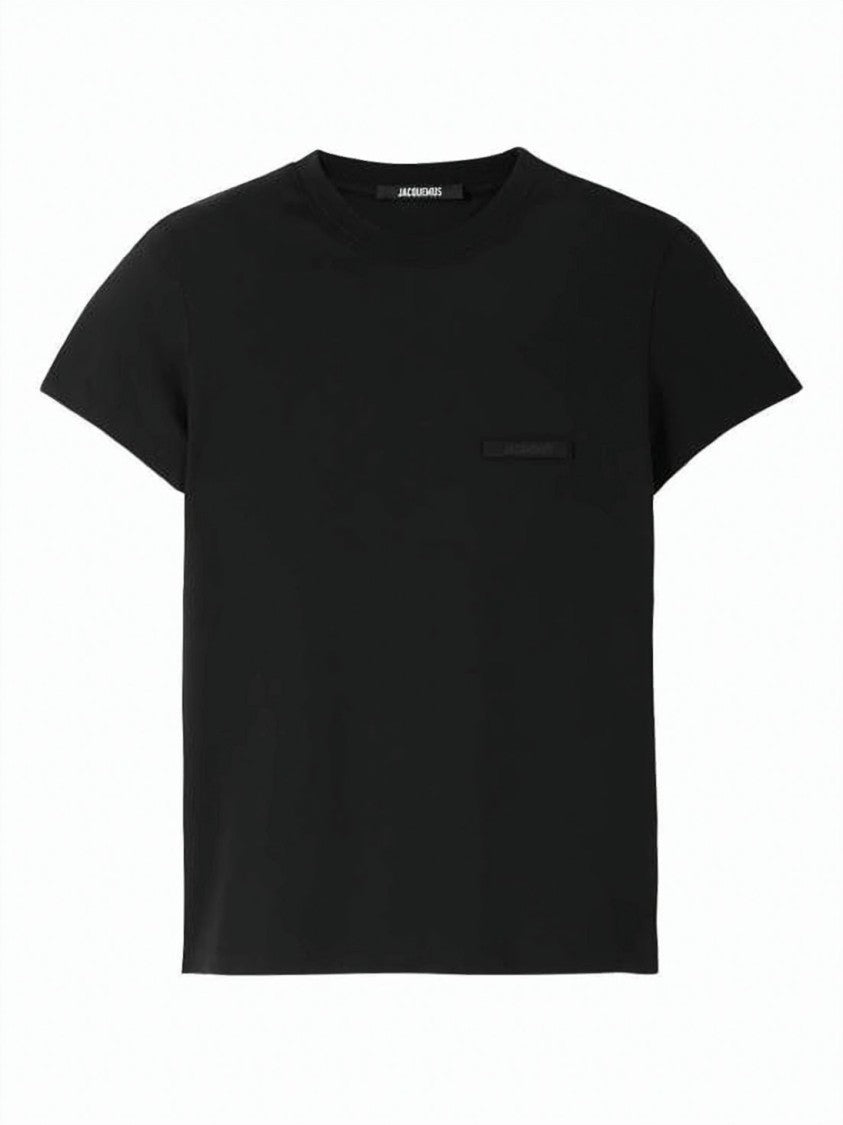 Jacquemus Short-Sleeved Black T-Shirt