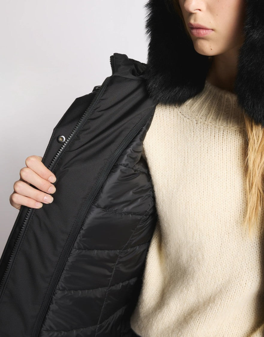 Fay Technical Toggle Coat With Distinctive Front Closure